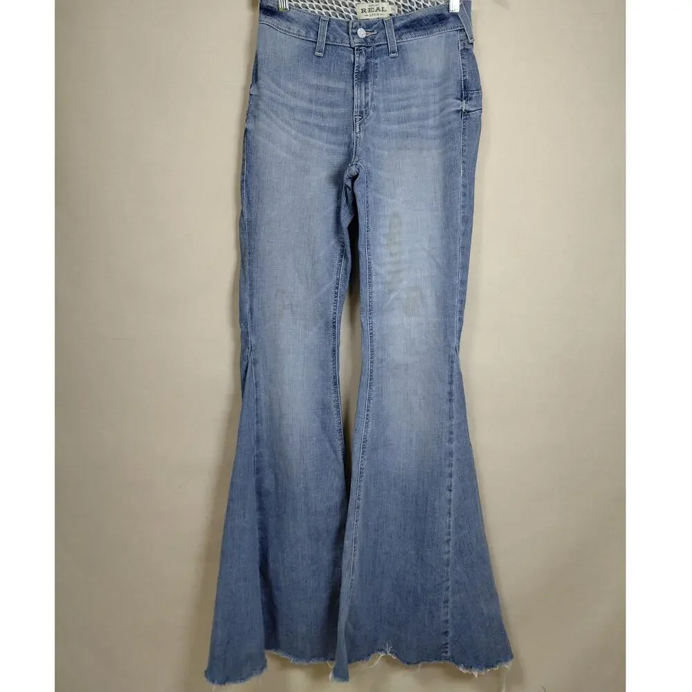 Ariat Real Alondra Blue Flared Jeans Women Size 26